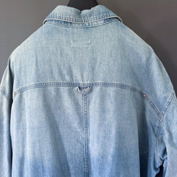 Anthropologie Pilcro Slouchy Trucker Denim Jacket PLUS 1X NWT - Picture 7 of 10